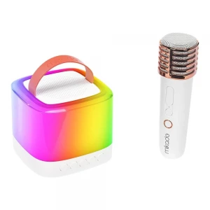 Mikado MD-27BT Naos Krem USB+TF+Bluetooth Destekli Mikrofonlu 5W 800mAh Taşınabilir Hoparlör