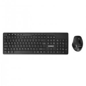 Everest KM-510 Siyah Kablosuz Q Multimedia Klavye + Mouse Setİ