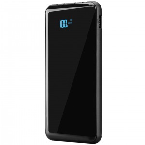 S-link IP-G13K 10000mAh 2*USB Port+Micro+USB Girişli Siyah LCD Göstergeli Taşınabilir Powerbank