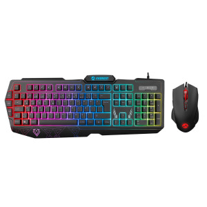 Everest KM-6168 FORMULA COMBO Usb 3 Makro Tuşlu RGB Aydınlatmalı Q Gaming Oyuncu Klavye Mouse Seti