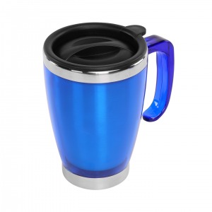S-link SL-TM1981 Lacivert 415ML Paslanmaz Çelik Kupa       