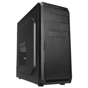 Everest 318B 300W Peak Siyah Metal Panel ATX Mid-T Ofis Bilgisayar Kasası