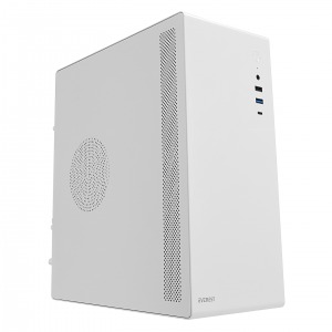 Everest K250 PEAK 250W MICRO PSU Beyaz USB3.0+USB2.0+TYPE-C+HD Kompakt Ofis Kasası