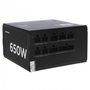 Rampage MATE M650-80PB 650W 12cm Fan Full Modular 80 Plus Bronze Aktif PFC Siyah Power Supply