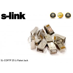 S-link SL-COP7P 25'li Ethernet Paket Jack