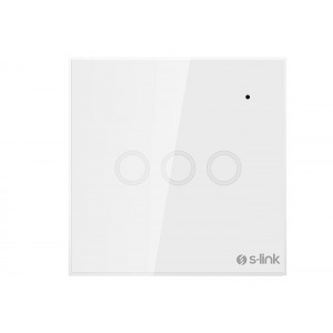 S-link SL-EG33 Kablosuz ve Dokunmatik Aydınlatma Anahtarı 3'Lü Wifi TUYA Destekli