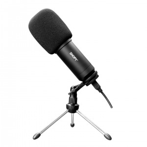 Snopy SN-04P Siyah Çok Amaçlı Profesyonel Masaüstü Mikrofon 